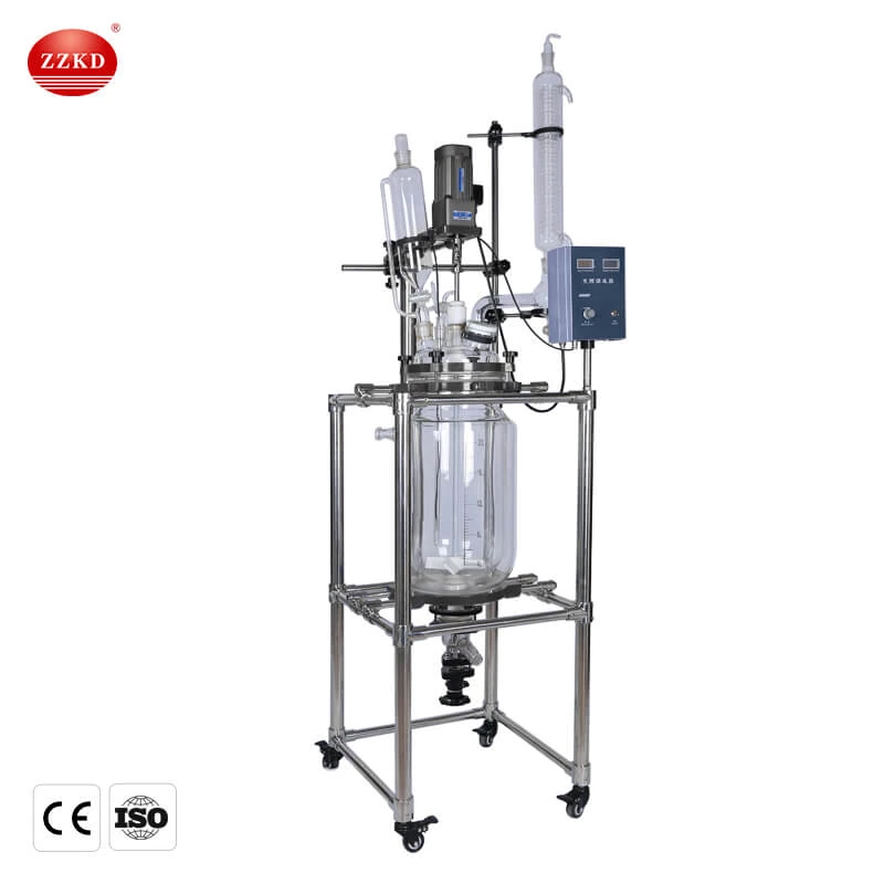 20L Jacketed Glass Reactor - 4