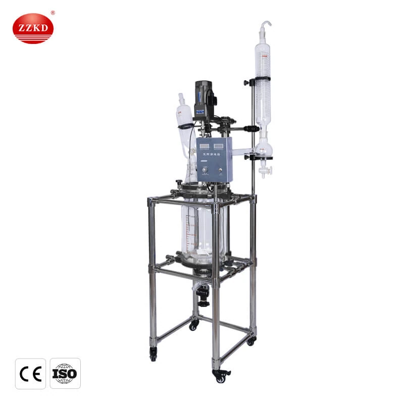 10L Glass Jacketed Reactor - 3