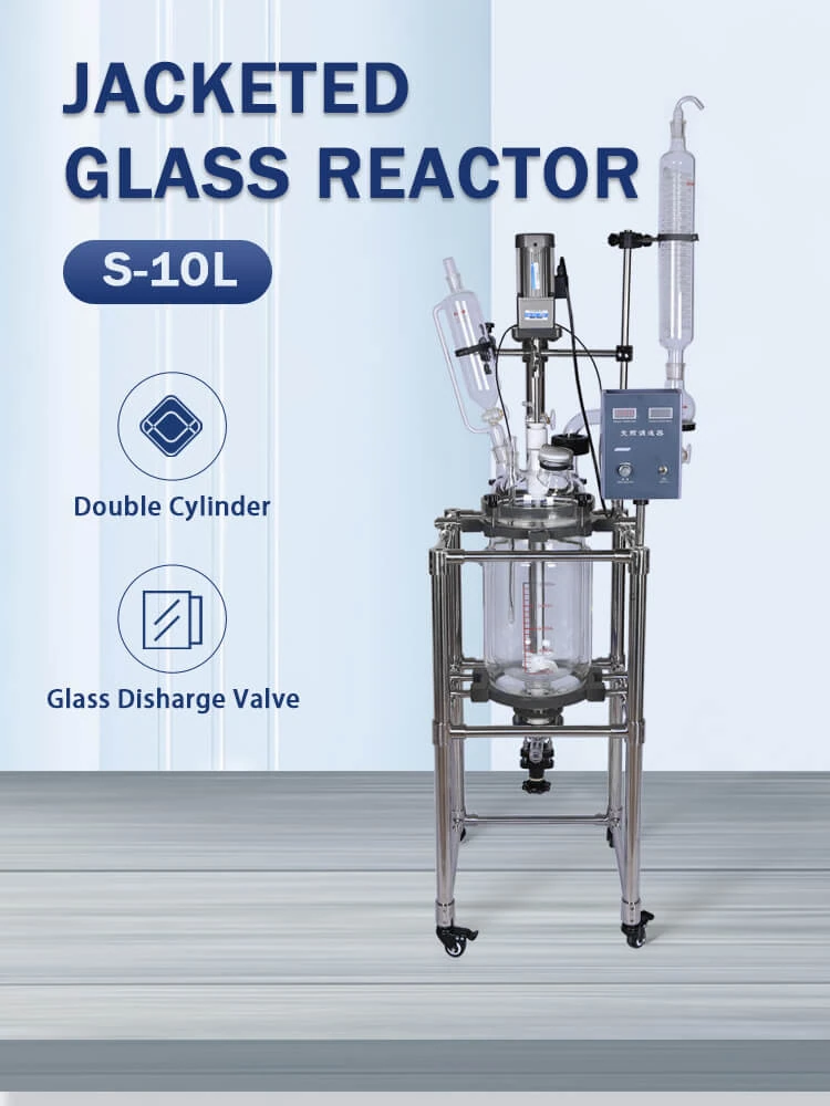 10 Glass Jacketed Reactor