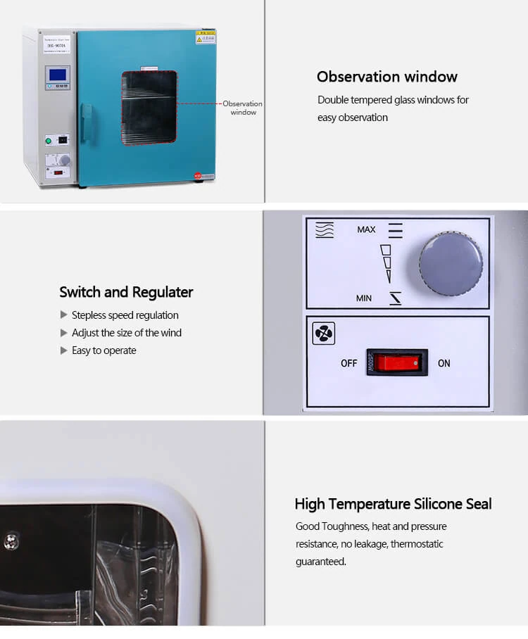 Electric Heating Blast Drying Oven Feature