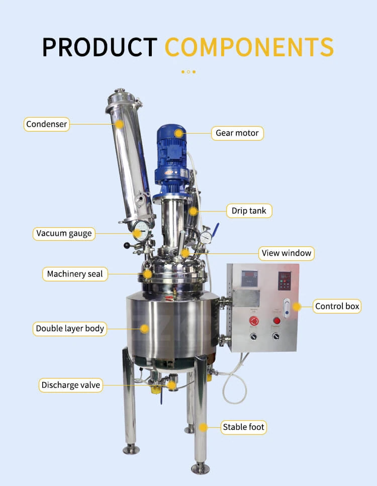 Teflon Lined Stainless Steel Autoclave Structures