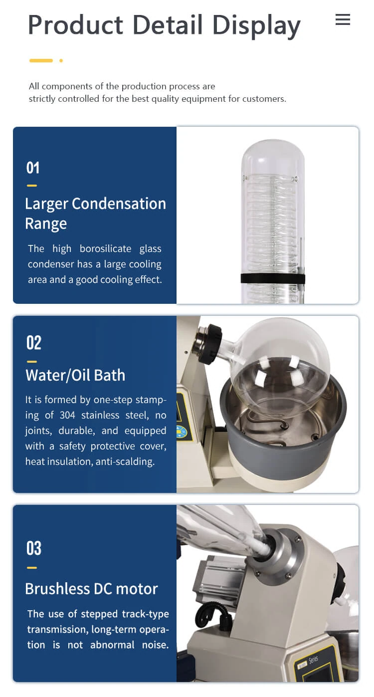 Why Choose ZZKD Rotary Evaporators